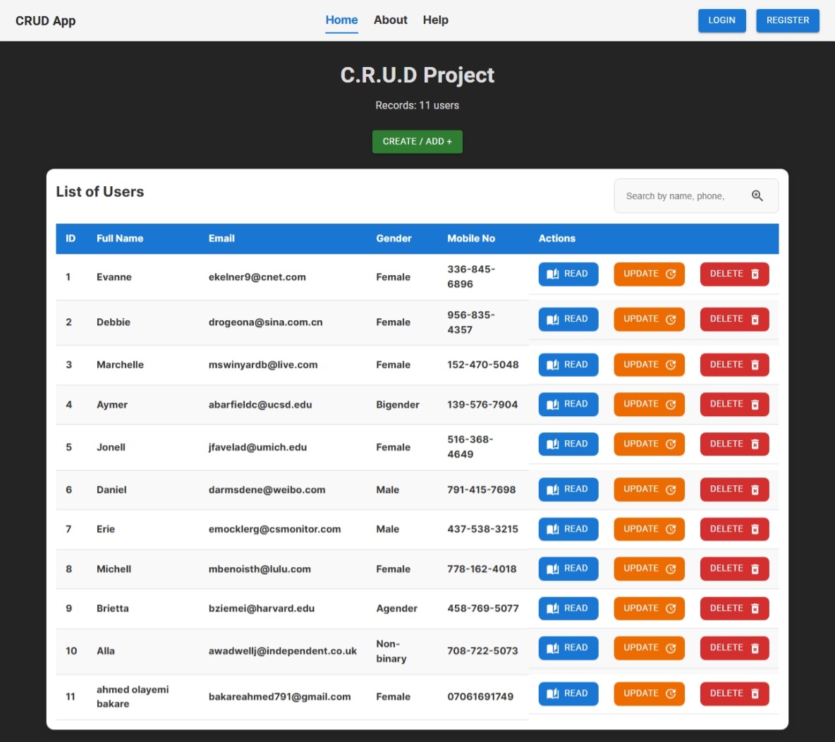 Blog project demo thumbnail